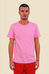 T-Shirt in cotton jersey with round neckline